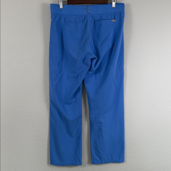 Figs Livingston Ceil Blue Scrub Pants Medium Petite - Picture 4 of 6